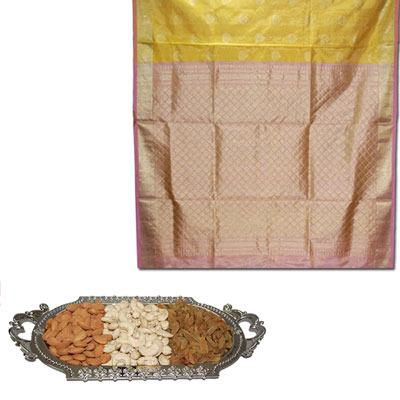 "Designer Beads Potli (Cream color) -12005- 002 - Click here to View more details about this Product